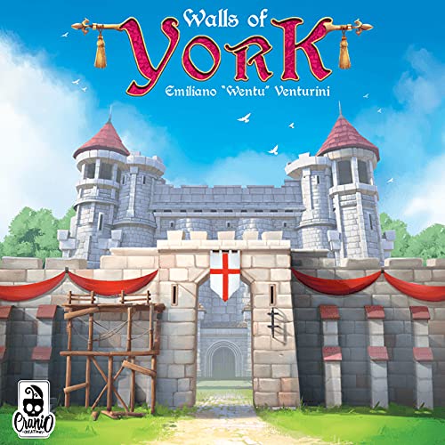 Walls of York Board Game | Strategy Game for Teens and Adults | Adventure Board Game | Fun Family Board Game | Ages 14+ | 2-4 Players | Average Playtime 30 Minutes | Made by Cranio Creations