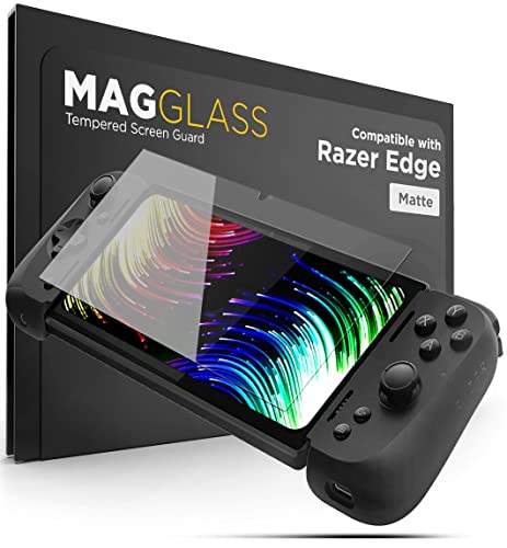 magglass Matte Screen Protector for Razer Edge - Anti Glare Tempered Glass Display Guard (Android Handheld Gaming Console)