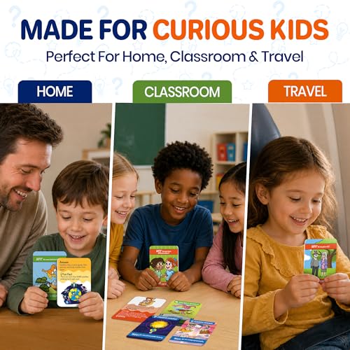 QUOKKA 101 WHY Card Games for Kids Ages 4-8 – Flash Cards for Kids with Simple Explanations & Fun Facts – Educational Games About Science, Nature, Space, Body Topics – Family and Classroom Activity - color: 101 Why Flashcards