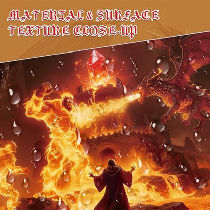 Byhoo DM Screen 2 PCS for D&D 5E DND Accessories - Necromancer’s Ritual&Siege of the Watchtower, Waterproof Reusable Surface with Adjustable Stands, Tri-Fold Portable A4 Size Compatible with 5E Rules - style: Epic-2PCS: Necromancer’s Ritual&Siege of the W