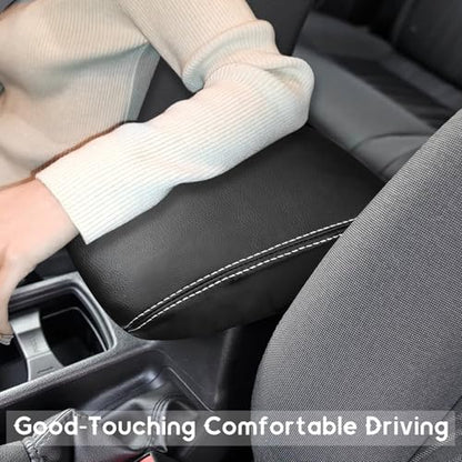 ramuel Center Console Armrest Cover for Ford Focus 2015 2016 2017 2018 | Anti-Scratch ，Non-Slip ，PU Leather ，Easy Install - size: for Focus 2015 2016 2017 2018