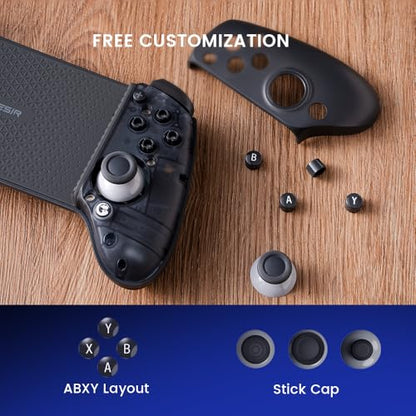 GameSir G8 Plus Bluetooth Mobile Game Controller for Switch & iOS & Android & Tablets, Wireless Gamepad with Hall Effect Joysticks/Hall Trigger, Play Minecraft, Genshin Impact, Call of Duty Mobile - size: G8 Plus