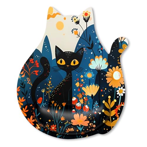 Ergonomic Mouse Pad with Wrist Rest, Cute Cat Memory Foam Padded Pain Relief Non-Slip Wrist Support Mouse Mat for Gaming Work Computer Laptop, Funny Office Supplies Desk Accessory, Cute Cat - color: Z-Cute Cat, size: Standard