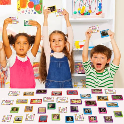gisgfim 100 PCS Memory Matching Game Famous Paintings Concentration Memory Card for Adults Learning Educational Game A Fun & Fast Artworks Theme Matching Games - style: Famous Paintings