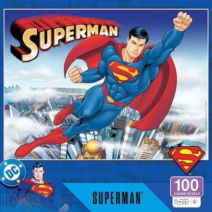 MasterPieces 100 Piece Jigsaw Puzzle for Kids - 14"x19" - Superman - style: Superman