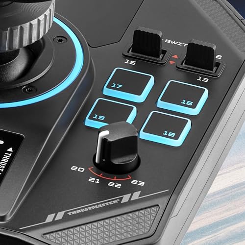 Thrustmaster Sol-R5 Modular Flight Base, with Detachable Grip - PC | 23 programable buttons, X/Y 16-bit Hall-Effect, built-in mini throttle, 3 extra axes, RGB LEDs, fits Thrustmaster grips - style: Sol-R5 Base