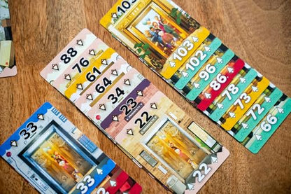 Capstone Games Up or Down? Interactive Strategy Card Game Ages 8+ Family | Easy-to-Learn Strategic Card Game for Game Night