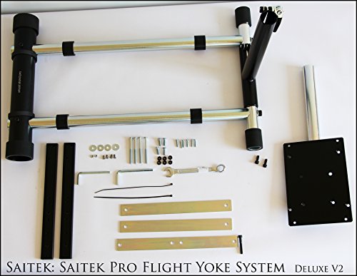 Wheel Stand Pro S Flight Stand Compatible With G Saitek Pro Flight Yoke Support; Deluxe V2; Wheel Stand Only Flight System Not included. Not Compatible w/Honeycomb