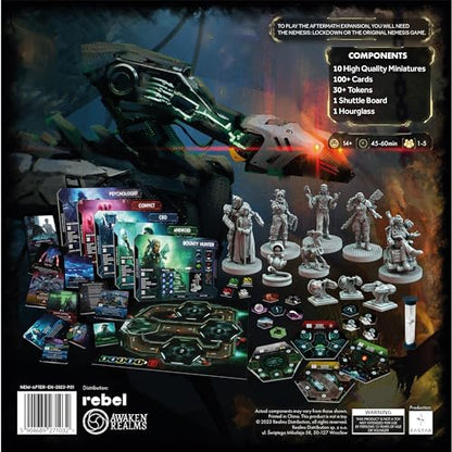 Rebel Studio Nemesis Aftermath Board Game - Epilogue Mode Play, 5 New Characters, Added Traits & Shuttle Board, Cooperative Strategy Game for Adults, Ages 14+, 1-5 Players, 45-60 Min Playtime