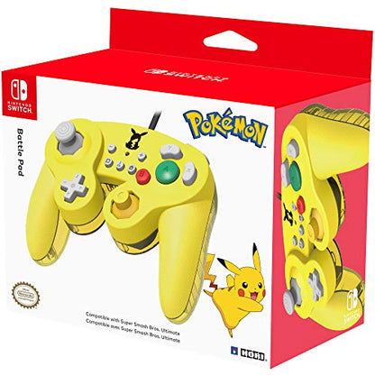 HORI Nintendo Switch Battle Pad (Pikachu) Gamecube Style Controller - Nintendo Switch - style: Pikachu