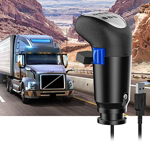 aikeec USB Gearshift Knob from a Man Truck ATS ETS for Logitech G29 G27 G25 G920 H Gearshift Shifter Knob for ATS ETS2 Games AI PC … | USB gear shift knob for ATS/ETS2 truck simulation, compatible with Logitech G25 G27 G29 G920 shifters for PC sim gaming