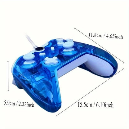 Seven Fairies Wired Game Controller for Windows PC, Android, Nintendo Switch & Steam Deck, USB Gamepad with Hall Effect Joystick, Turbo, Dual Vibration, Plug and Play, Ergonomic Design