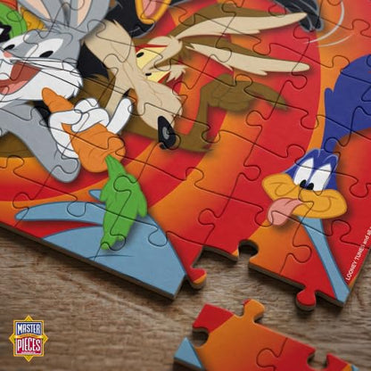 MasterPieces 100 Piece Jigsaw Puzzle for Kids - 14"x19" - Looney Tunes - style: Looney Tunes