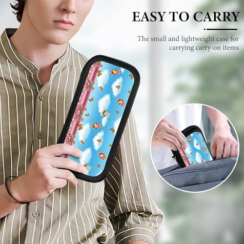 PPIKTC Hard Shell Travel Case for Switch, Portable Protective Carrying Bag with 15 Game Cartridges, Garden Wonder Kittens Cats Games Accessories - color: Design (209)