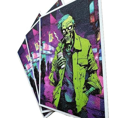 Foxtrot Designs TCG Art Card Sleeves - 100 Count Card Protectors with Matte Textured Back - Compatible with Magic The Gathering and Other TCGs & LCGs (Mondays) - color: Mondays
