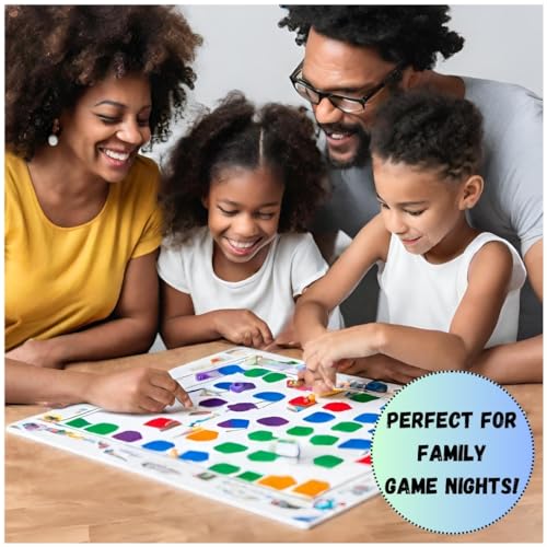 Madanar Blank Create Your Own Board Game Kit DIY 143 Piece Set Fun Projects | Great Family or School Activity, Player Pieces, Spinner, Playing Cards, Dice, Sand Timer, Pawns, Storage Box, Fun Craft, STEM