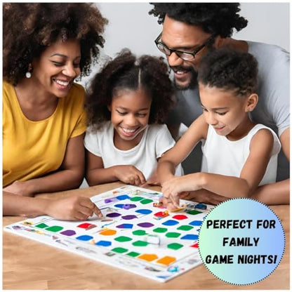 Madanar Blank Create Your Own Board Game Kit DIY 143 Piece Set Fun Projects | Great Family or School Activity, Player Pieces, Spinner, Playing Cards, Dice, Sand Timer, Pawns, Storage Box, Fun Craft, STEM