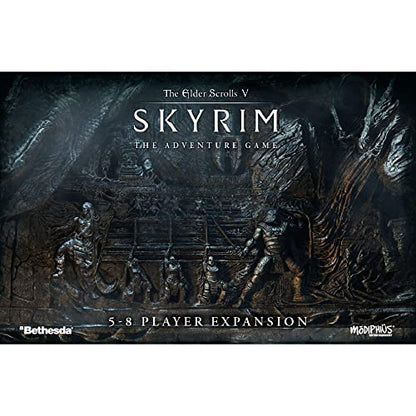 The Elder Scrolls V: Skyrim The Adventure Game 5-8 Player Expansion - Dungeon Crawling Strategy with Tabletop Miniatures for Teens & Adults, Ages 14+, 5-8 Players, 90-120 Minute Playtime