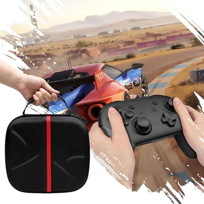 XANAD 2-in-1 Controller Case for Xbox/Playstation/Nintendo Switch/PowerA/ELISWEEN/GameSir/Diswoe/TIANHOO Wireless Controller - Hard Travel Protective Carrying Storage Bag - color: Grey 2-in-1