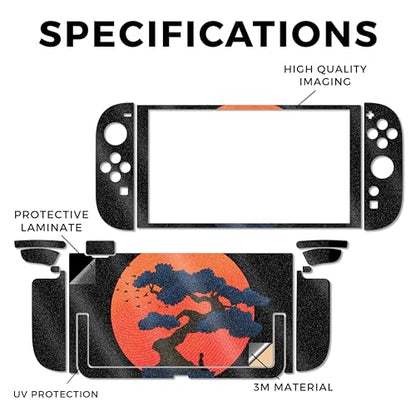 Glossy Glitter Gaming Skin Compatible with Nintendo Switch 2 Console Only - Meditation - Premium 3M Vinyl Protective Wrap Decal Cover - Easy to Apply | Crafted in The USA by MightySkins - color: Meditation, size: Switch 2 Console Skin Only, style: Glossy