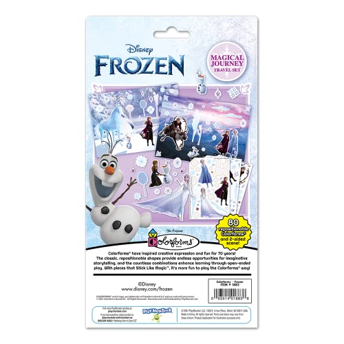 Colorforms Travel Set, Stickers for Kids – Frozen Stickers, Arts and Crafts, Reusable Sticker Book, Kids Stickers, Toddler Crafts, Stickers for Boys, Girls, Arts & Crafts, Craft Supplies, Ages 3+
