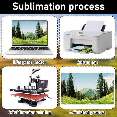10 Pcs Sublimation Blanks Playmat 14" x 24", Smooth Rubber Game Play Mat for Custom Printing, Trading Card Games, Board Games & Mouse Pad – Ideal for Home & Game Room