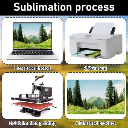 10 Pcs Sublimation Blanks Playmat 14" x 24", Smooth Rubber Game Play Mat for Custom Printing, Trading Card Games, Board Games & Mouse Pad – Ideal for Home & Game Room