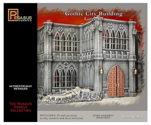 WWII Gothic City Building Large Set