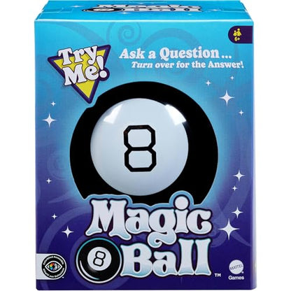 Mattel Games Magic 8 Ball Toys and Games, Original Fortune Teller Ball, Ask a Question and Turn Over For Answer - style: Standard