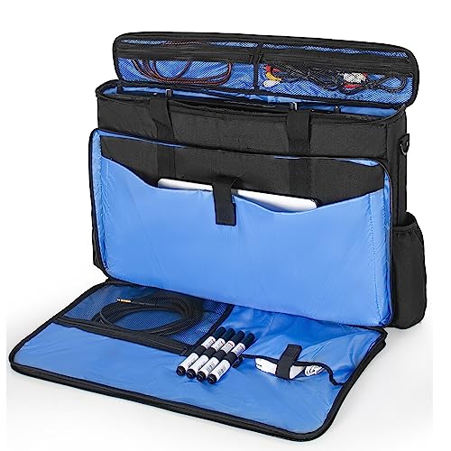 AKOZLIN Padded DJ Controller Mixer Bag Fit For Pioneer Flx 4 DDJ DJ Lite SB 2 3 SB2 SB3 DJ 400 DJ RB Gig Travel Shoulder Bag 20.5”×3.15”×13” - size: 20.5”×3.15”×13”