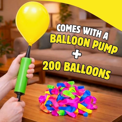 Wack A Balloon Pop Game for Kids and Family, Interactive Balloon Popping Board Activity, Tabletop Party Play for Family Night, Birthday Gift Ages 4+