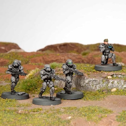 Wargames Atlantic Eisenkern Stormtroopers 20 Hard Plastic 28mm Figures MM001