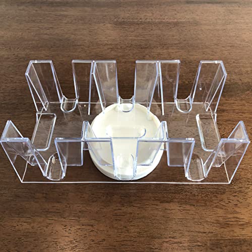 Yuanhe 9 Deck Rotating-Revolving Playing Card Tray, Card Holder