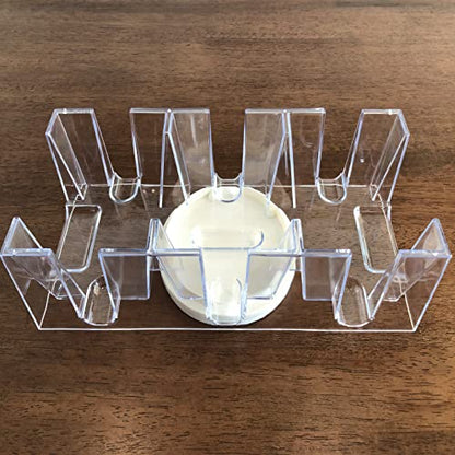Yuanhe 9 Deck Rotating-Revolving Playing Card Tray, Card Holder