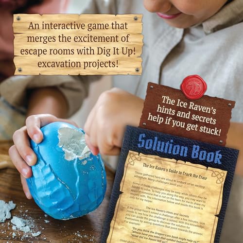 MindWare Dig It Up! Crack the Crate Board Game for 1 or More Players – Bring the Thrill of Escape Rooms Home – for Adults & Kids 8 & Up