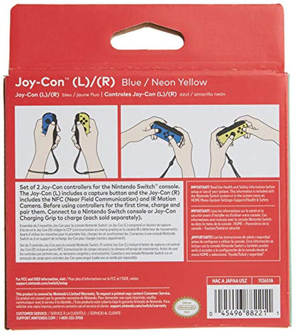 Nintendo Blue/Neon Yellow Joy-Con (L-R) - Switch - color: Blue and Neon Yellow