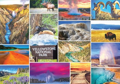 Better Me Yellowstone National Park 1000 Piece Puzzle - USA National Parks Puzzle Ideal for Hikers, Travelers, Adults, Teens & Family - Great National Park Gifts | Ideal for hikers, travelers, adults, teens & family - great national park gift - style: Yel