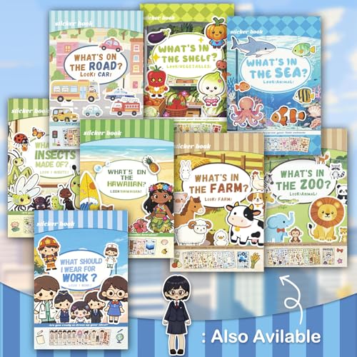 Career Stickers for Kids - 10 Sheets Make a Face Stickers Party Favors Activities Gifts for Toddler Grandkids Birthday School Classroom Supplies - style: Career