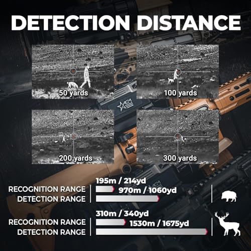 AGM Global Vision Rattler V2 Thermal Imaging Scope for Hunting, High Resolution with High Sensitivity Thermal Optics, Waterproof & Durable, Includes Thermal Targets & Cleaning Cloth - style: 25-384