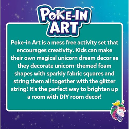 Skillmatics Poke-in Art – Magical Unicorn Dream Decor, DIY Wood Craft Kit | 5 Foam Pieces, Mess-Free Fun for Kids, Screen-Free Activity, Gifts for Ages 4, 5, 6, 7, 8, 9 - style: 4. Unicorn Dream Décor