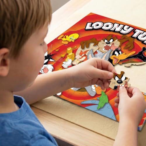 MasterPieces 100 Piece Jigsaw Puzzle for Kids - 14"x19" - Looney Tunes - style: Looney Tunes