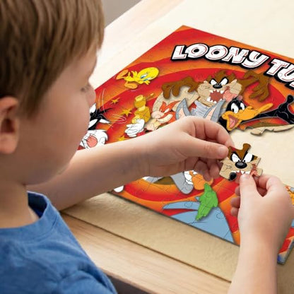 MasterPieces 100 Piece Jigsaw Puzzle for Kids - 14"x19" - Looney Tunes - style: Looney Tunes