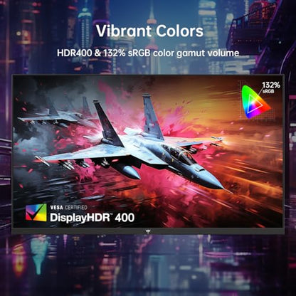 KTC 27 Inch 4K 160Hz Gaming Monitor, UHD Fast IPS, H27P22S | Adaptive Sync, 1MS, HDR400, Tilt/Height/Pivot Adjustable, 132% sRGB, HDMI, VESA - color: Black, size: 27 inch