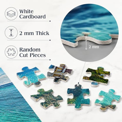 Jigsaw Puzzles for Adults 1000 Pieces Impossible Hard Difficult Challenging Puzzles for Adults 1000pc Puzzles Summer Breeze Jigsaw Puzzle 1000 Pieces 28 x 20 inch
