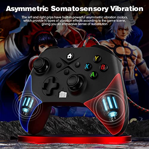 Gamrombo 2 Pack Wired Controlle Compatible with Xbox Series X/S/Xbox One/Xbox One S/One X, PC with Turbo/Macro Function /3.5mm Headphone Jack