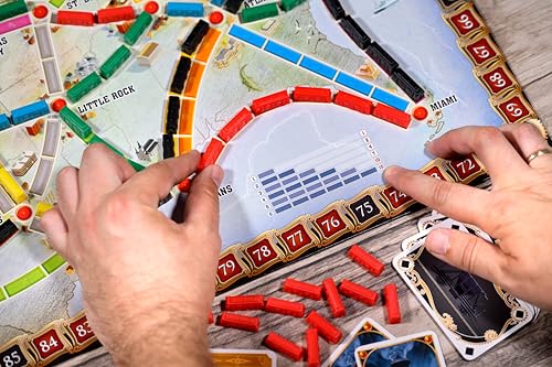 Asmodee Ticket to Ride Board Game (2025 Refresh) - A Cross-Country Train Adventure for Friends and Family, Strategy Game for Kids & Adults, Ages 8+, 2-5 Players, 30-60 Minute Playtime - style: New Edition