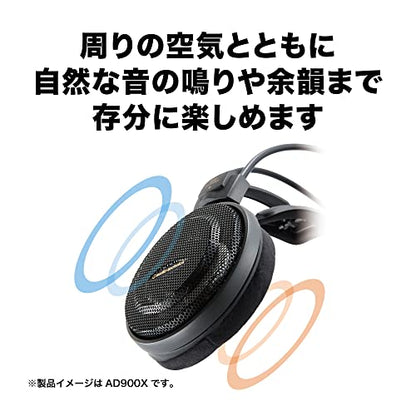 Audio-Technica ATH-AD500X Audiophile Open-Air Headphones, Black (AUD ATHAD500X) - style: ATH-AD500X