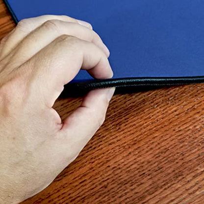 Board Game Playmat [2.5'x4'/Thick Super Cushioned/Stitched Edge/Water Resistant] with Carrying Case - for Tabletop Board Games, Card Games, RPG Games (Small, Blue) - color: Blue, size: Small (2.5'x4')
