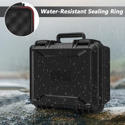 ICIMBI 11 Inch Foam Case with Customizable Foam for Test Instruments, Camera Accessories, Equipment, Electronics, and Tools & More – 11.4 x 9.8 x 5.7 Inches