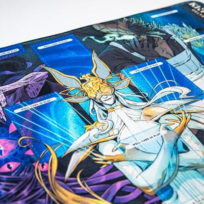 Incredible Dream Kinfire Delve Official Playmat – 12x20’’ Neoprene Game Mat with Stitched Edges – Organize Your Well Deck, Health Tracker, and Challenges – Smoother Gameplay and Easier Handling